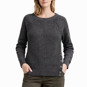 Lauren Ralph Lauren Dark Gray Crew Neck Sweater